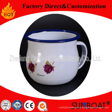 Sunboat Big Body Cup Esmalte Copa Agua Taza Vajilla